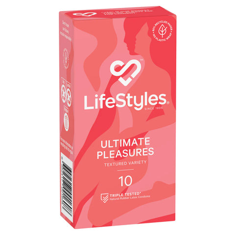 Lifestyles Condoms Ultimate Pleasure 10 Pack