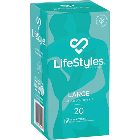 Lifestyles Large Condoms 20 Pack