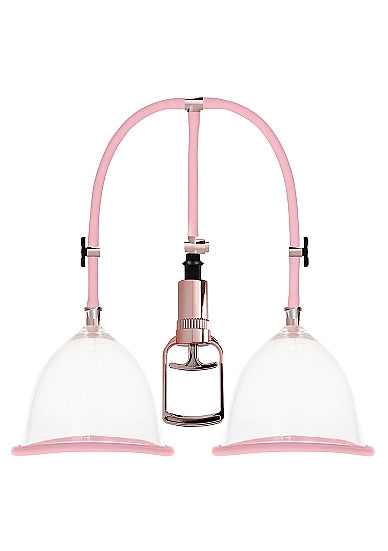 Pumped Breast Pump Large Rose Gold