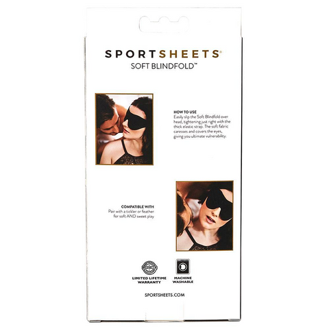 Sportsheets Soft Blindfold Black