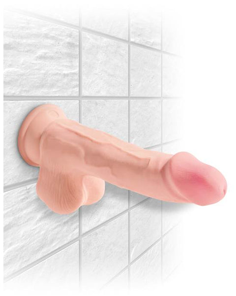 King Cock Plus 7.5" Triple Dens w Balls