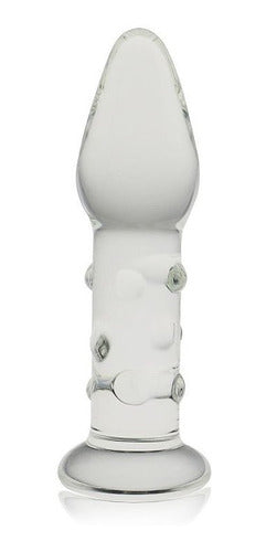 Lovetoy Glass Romance Clear Glass Plug GS13C