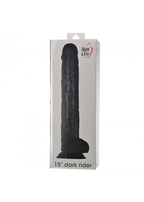 Adam & Eve 15 Dark Rider Dildo