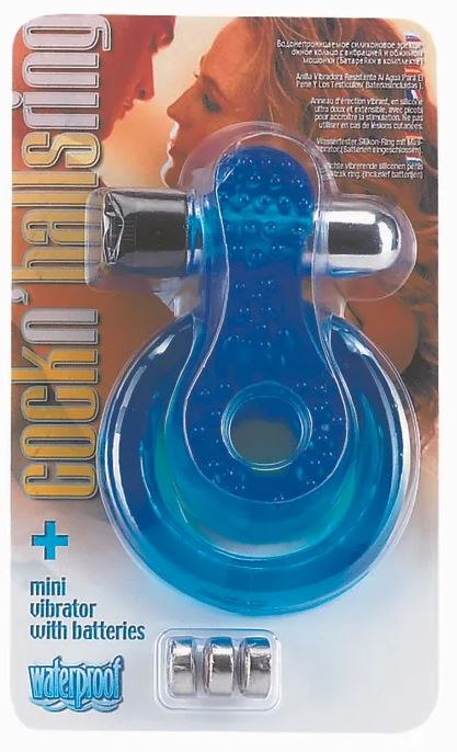 Cock N Balls Vibrating Ring Blue