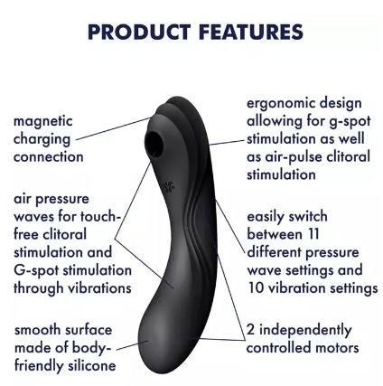 Satisfyer Curvy Trinity 4 Black