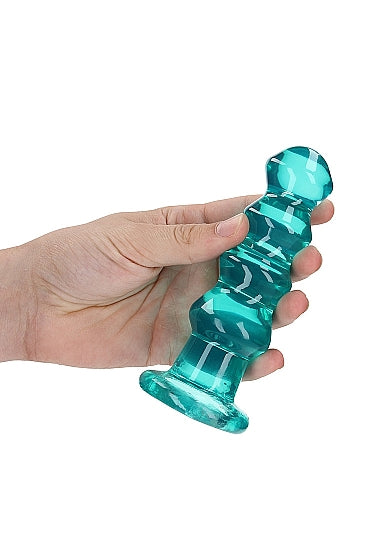 Realrock 5.5" Crystal Curvy Dildo Green