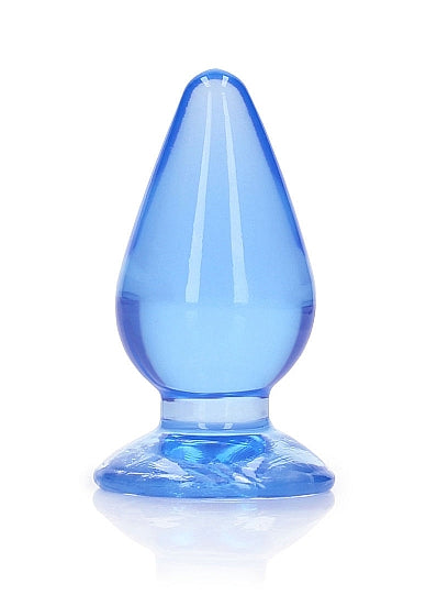 Realrock 3.5" Crystal Clear Plug Blue