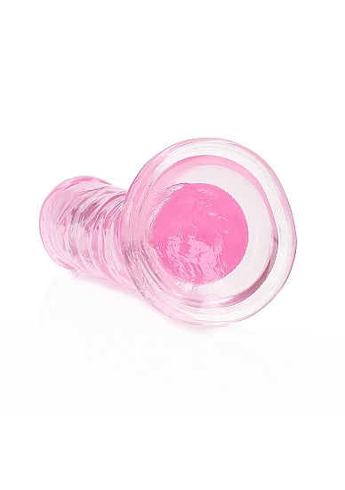 Realrock 6" Crystal Clear Dildo Pink