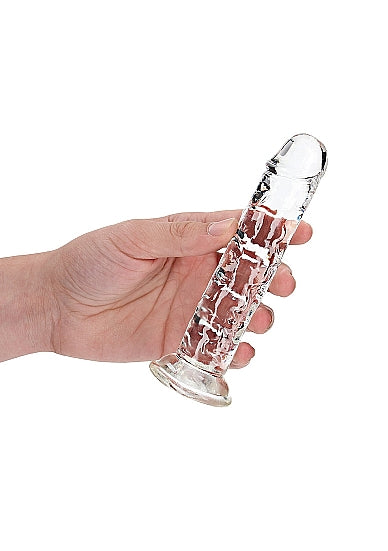 Realrock 6" Crystal Clear Dildo Clear