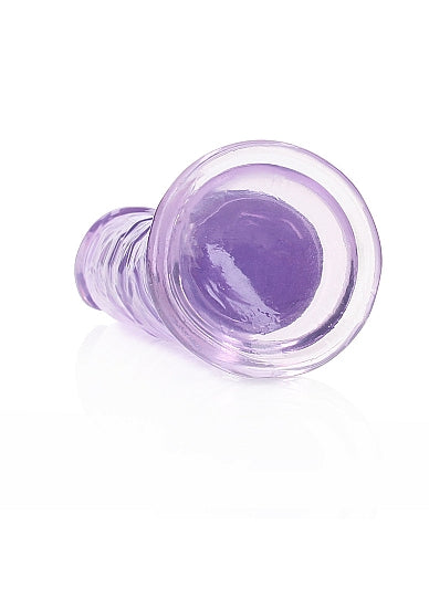 Realrock 6" Crystal Clear Dildo Purple