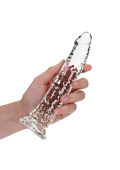 Realrock 8" Slim Dildo Clear