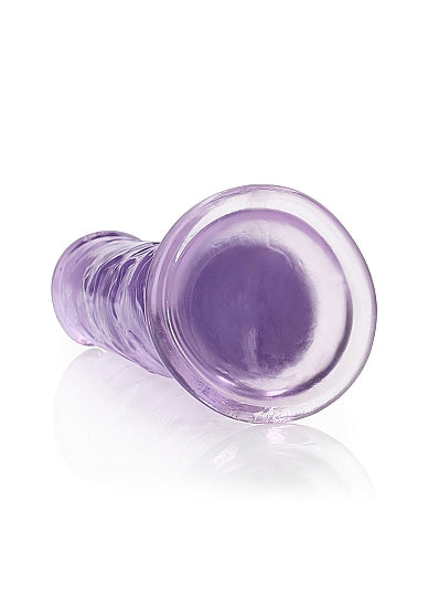 Realrock 9" Crystal Clear Dildo Purple