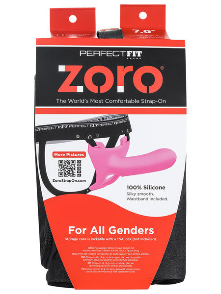 Perfect Fit Zoro Strap On Pink 7"