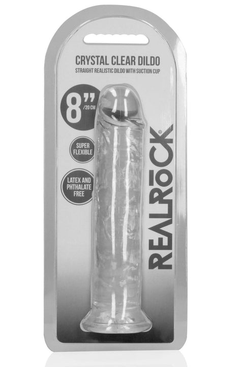 Shots Realrock Clear Dildo 8"