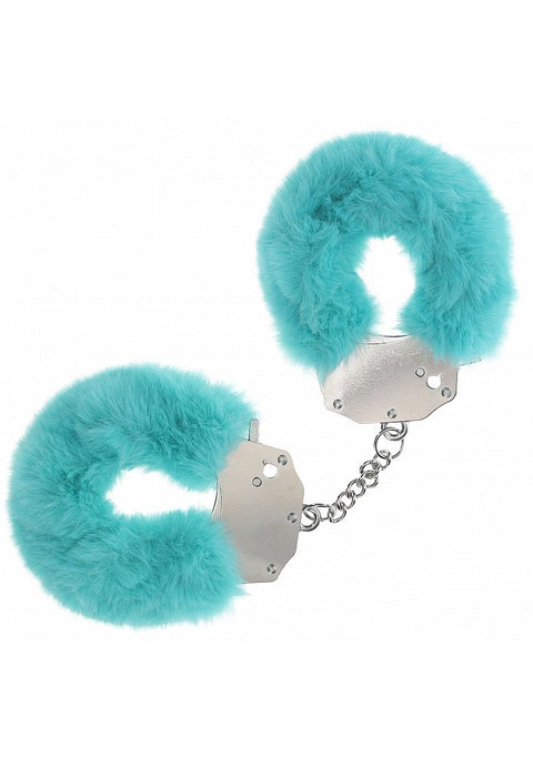 Ouch Fluffy Handcuffs Blue