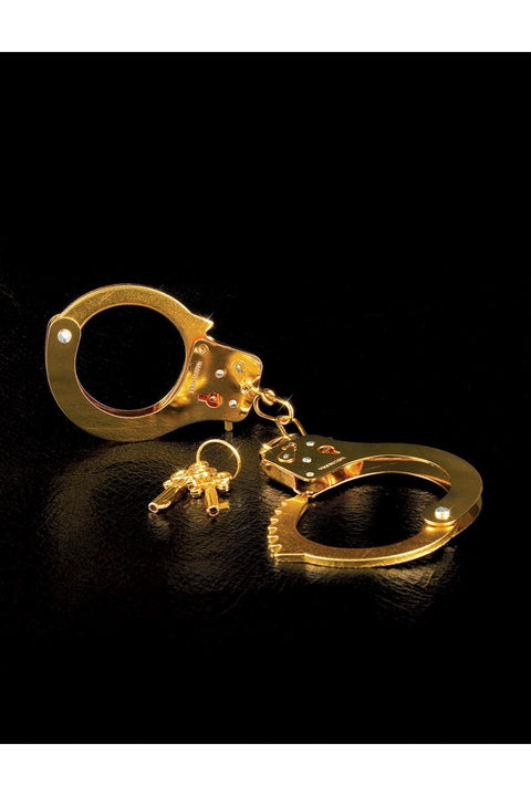 Fetish Fantasy Gold Metal Cuffs