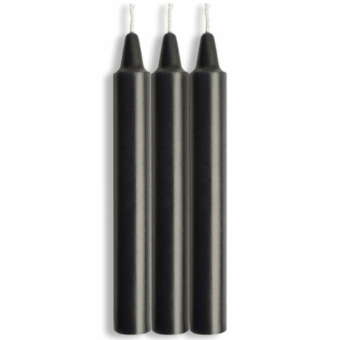 Lacire Drip Pillar Candles Black