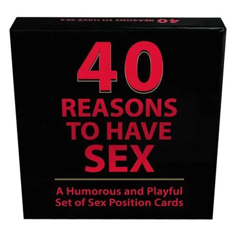 40 Reasons to Have Sex