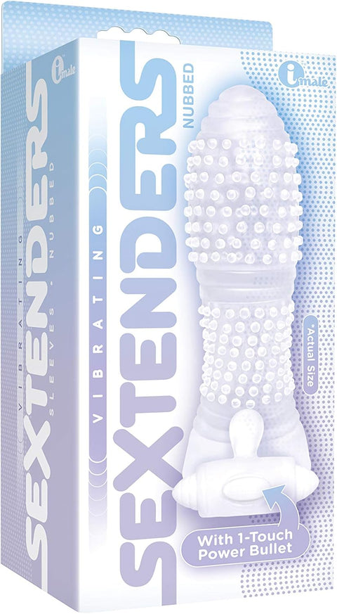 Sextenders Vibrating Sleeve Nubbed