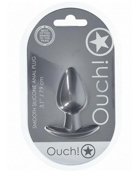 Ouch Anal Plug 3.1" Gun Metal