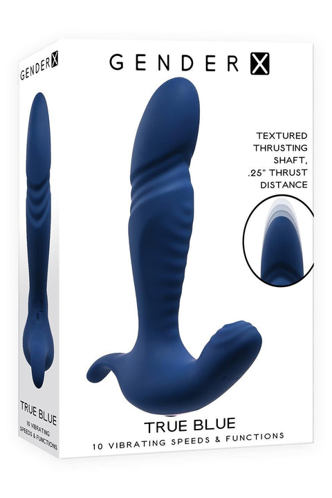 Gender X True Blue Thrusting Prostate Vibe