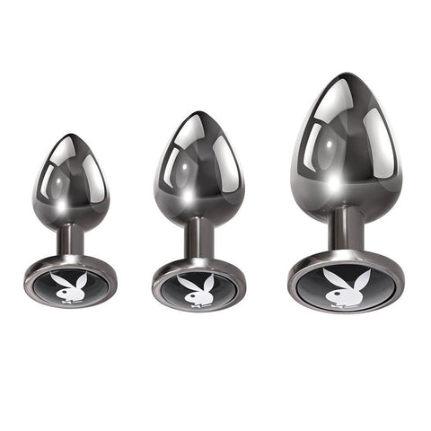 Playboy Pleasure Pleasure 3 Ways Butt Plug Set