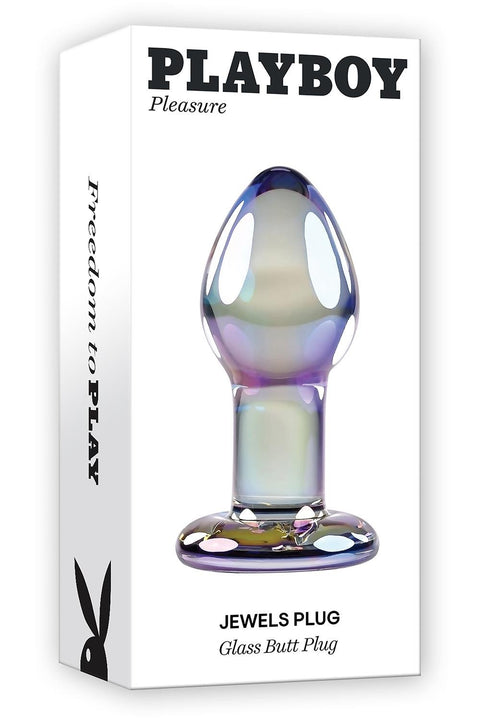 Playboy Pleasure Jewels Plug Glass Butt Plug