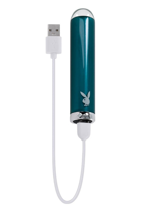 Playboy Pleasure Emerald Glass Vibrator