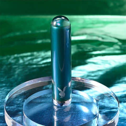 Playboy Pleasure Emerald Glass Vibrator