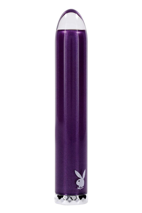 Playboy Pleasure Amethyst Glass Vibrator