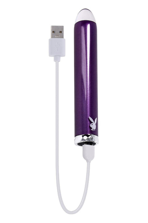 Playboy Pleasure Amethyst Glass Vibrator