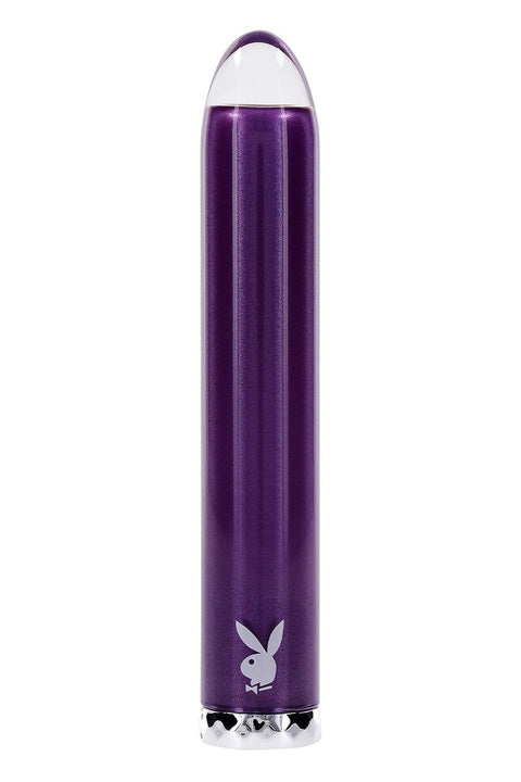 Playboy Pleasure Amethyst Glass Vibrator