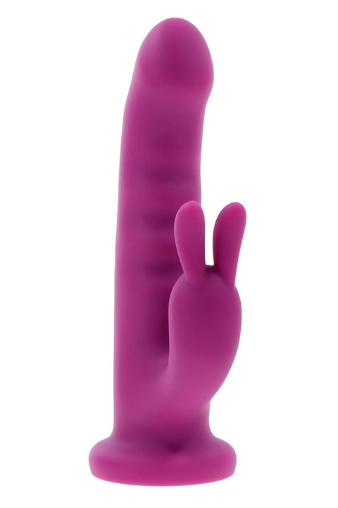 Playboy Pleasure Fluffle Rabbit Vibrator with Suction Base