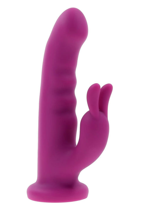 Playboy Pleasure Fluffle Rabbit Vibrator with Suction Base