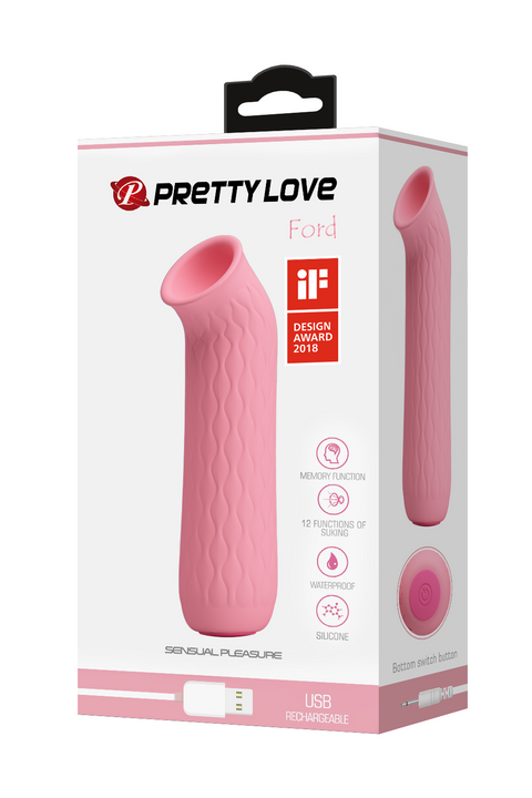 Pretty Love Ford Sucking Clitoral Vibrator 547 Light Pink