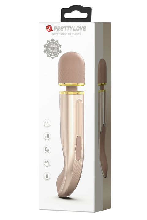 Pretty Love Interesting Wand Massager Vibe BI-014808-2 Gold