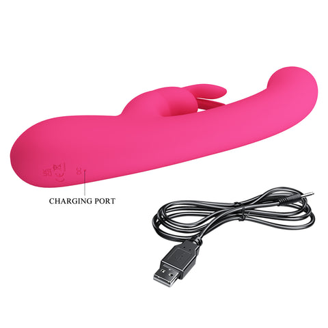 Pretty Love Lamar Rabbit Vibe BW-500004LED-1 Hot Pink