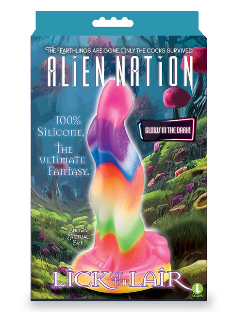 Alien Nation Lick of the Lair 7" Silicone Glow in the Dark Creature Dildo