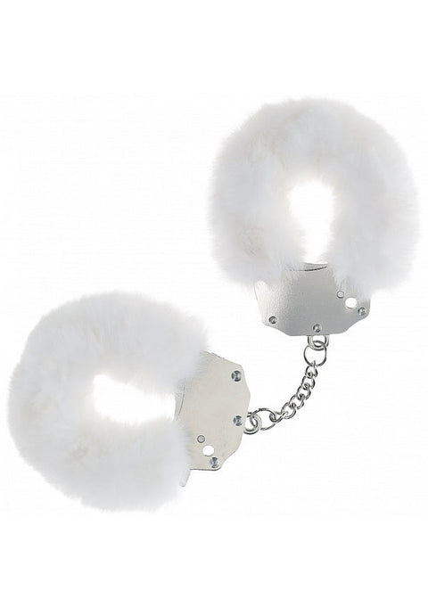 Ouch Fluffy Handcuffs White