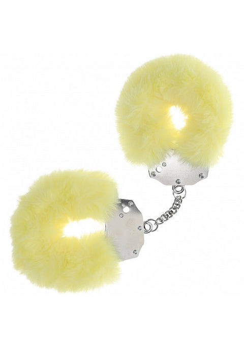 Ouch Fluffy Handcuffs Yellow