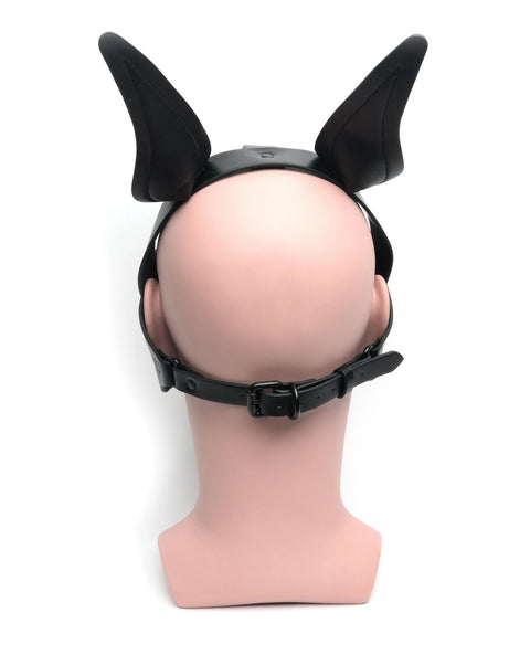 Playful Pup Hood Black OS