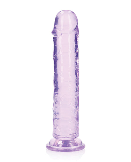 Realrock Clear Purple Dildo 8"