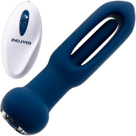 Evolved The Flapper Vibrating Anal Plug with Flapping Shaft