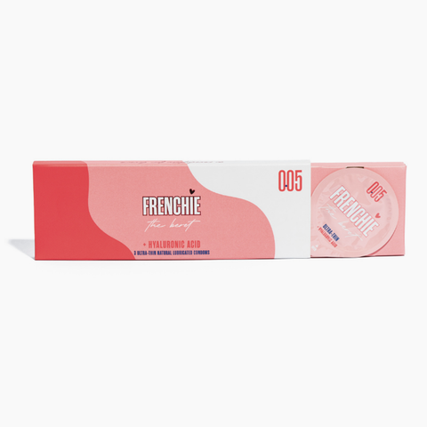 Frenchie The Beret Condom 0.05mm With Hyaluronic Acid - 3 Pack