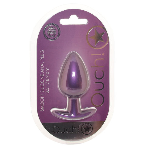 Ouch 3.5" Anal plug Metallic Purple