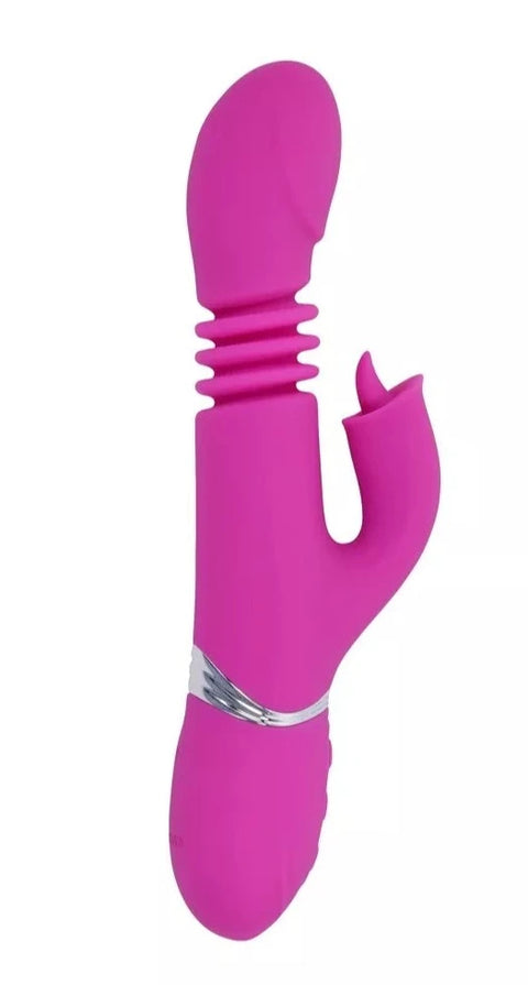 Evolved Pink Dragon Thrusting Rabbit Vibrator