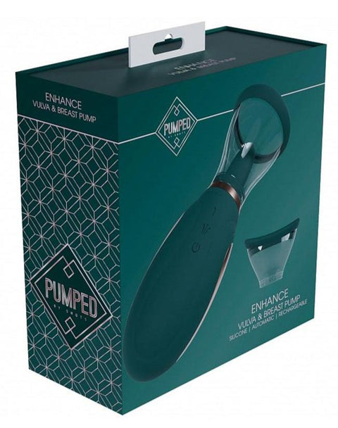 Pumped Enhance Vulva & Breast Pump Forest Green