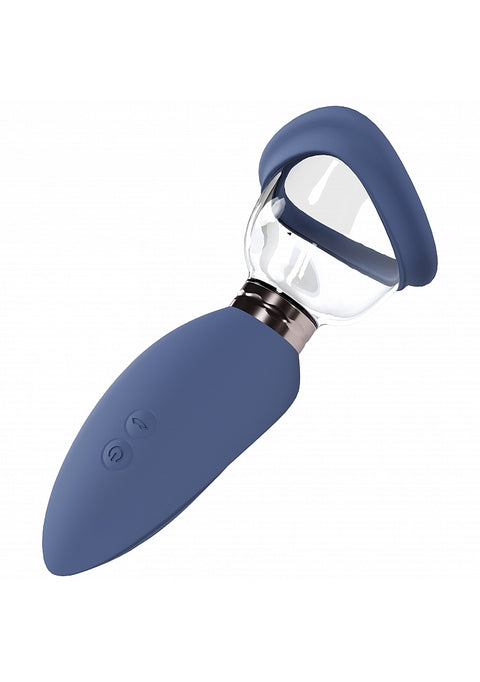 Pumped Arousing Vulva Clitoral Nipple & Breast Pump Blue