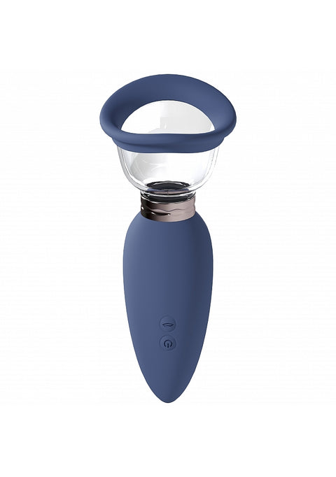 Pumped Arousing Vulva Clitoral Nipple & Breast Pump Blue