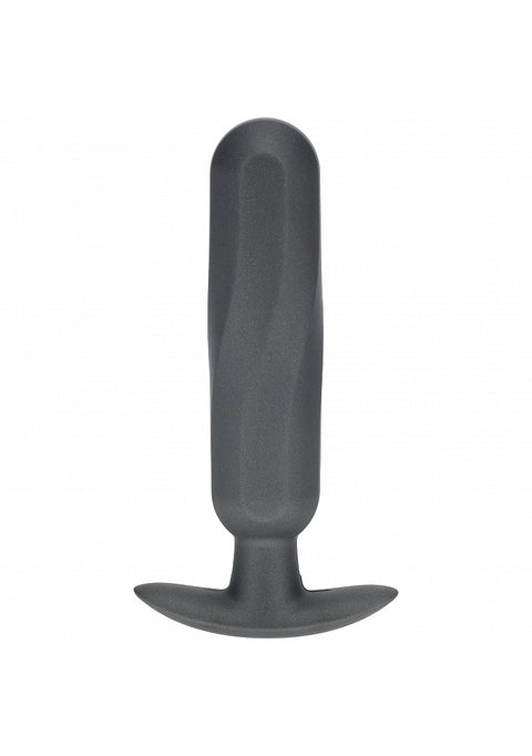 Ouch Oblong Anal Plug 4.6"  Gun Metal